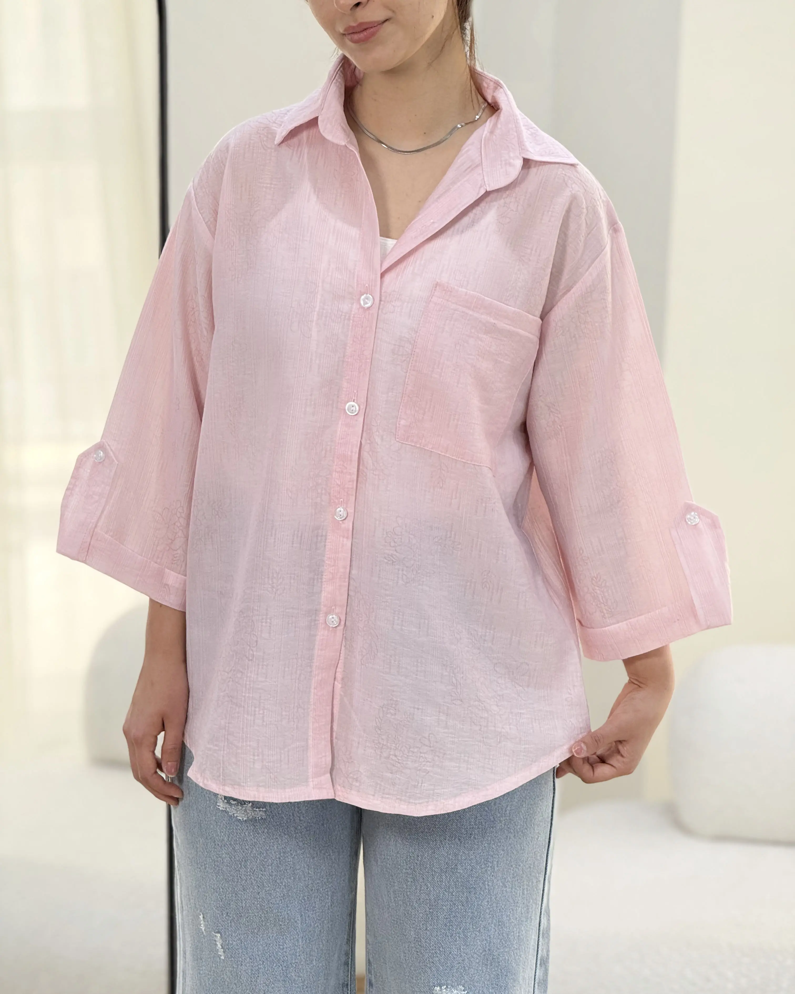 شومیز گلدار ناز